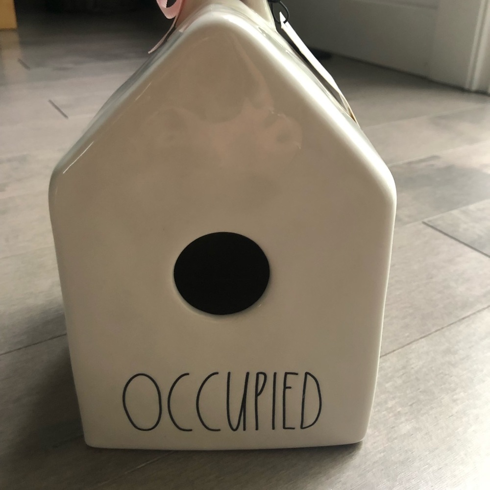 Rae Dunn bird house